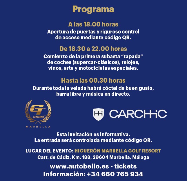 Programa Marbella Subasta de Coches